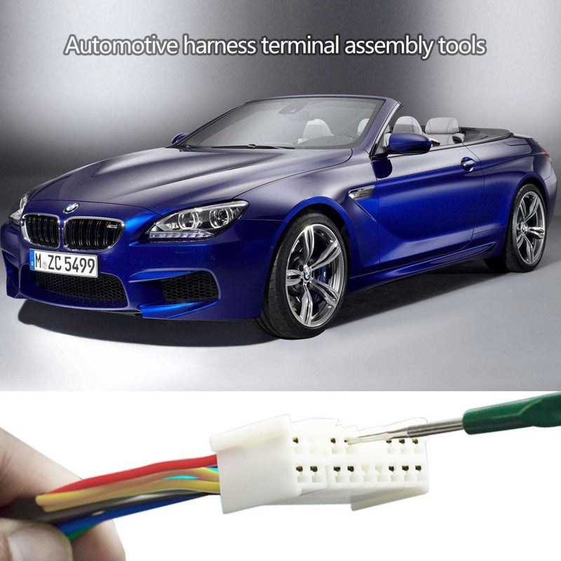 Aramox Socket Pin Removal Tool 5pcs, steel Automotive Wiring Harness Terminal Socket Plug Pin Removal Dismount Tool Kit 0.8/1.0/1.3/1.5mm Pin - Image 2