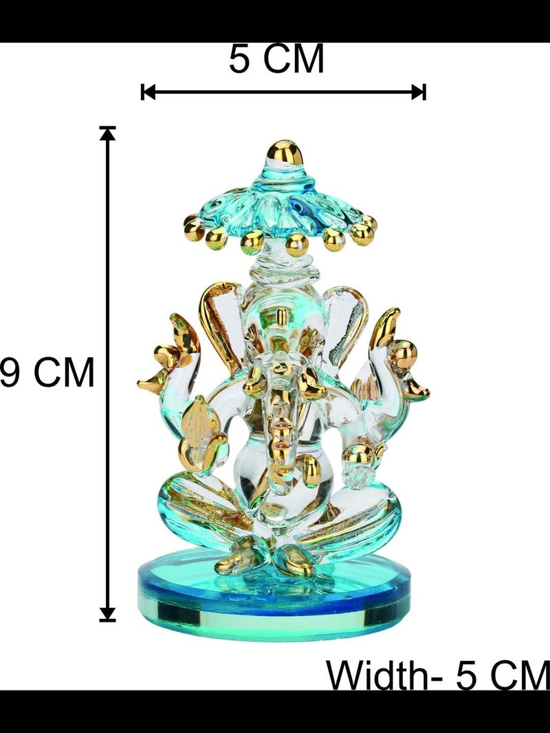 Somil Crystal Glass Decorative Showpiece for Home & Office Decor – Elegant Tabletop Figurine, Ideal Gift for Housewarming, Anniversary, Birthday, Living Room Pack of 1 - Image 5