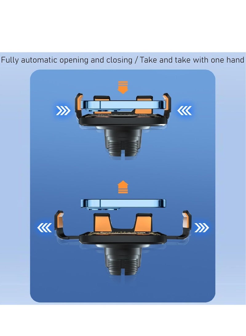 ELTRAZONE Wireless Car Charger Mount, 15W Fast Charging Auto Clamping Car Charger Phone Mount Phone Holder fit for iPhone 14 13 12 11 Pro Max Xs, Galaxy S23 Ultra S22 S21 S20 etc (C10) - Image 4
