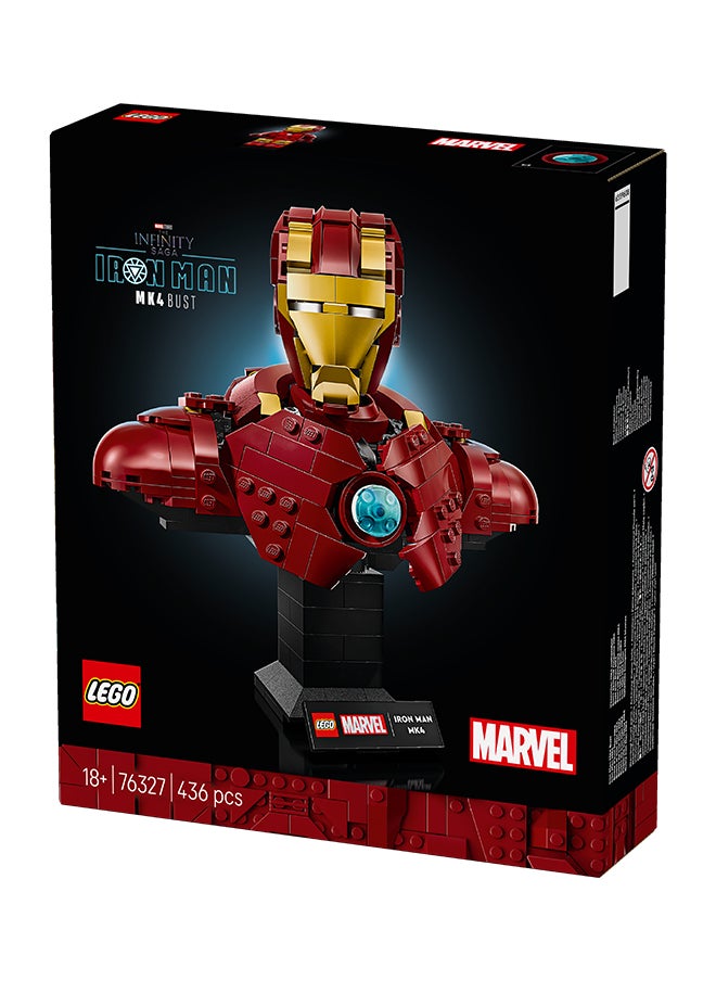 LEGO Super Heroes Iron Man Mk4 Bust 76327 (436) Pieces  - Image 4
