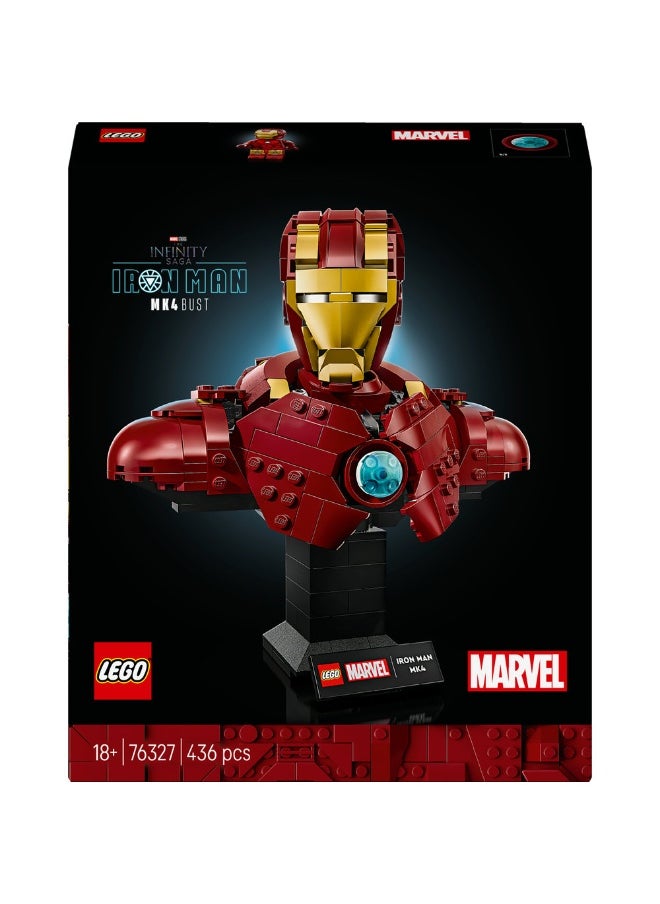 Super Heroes Iron Man Mk4 Bust 76327 (436) Pieces