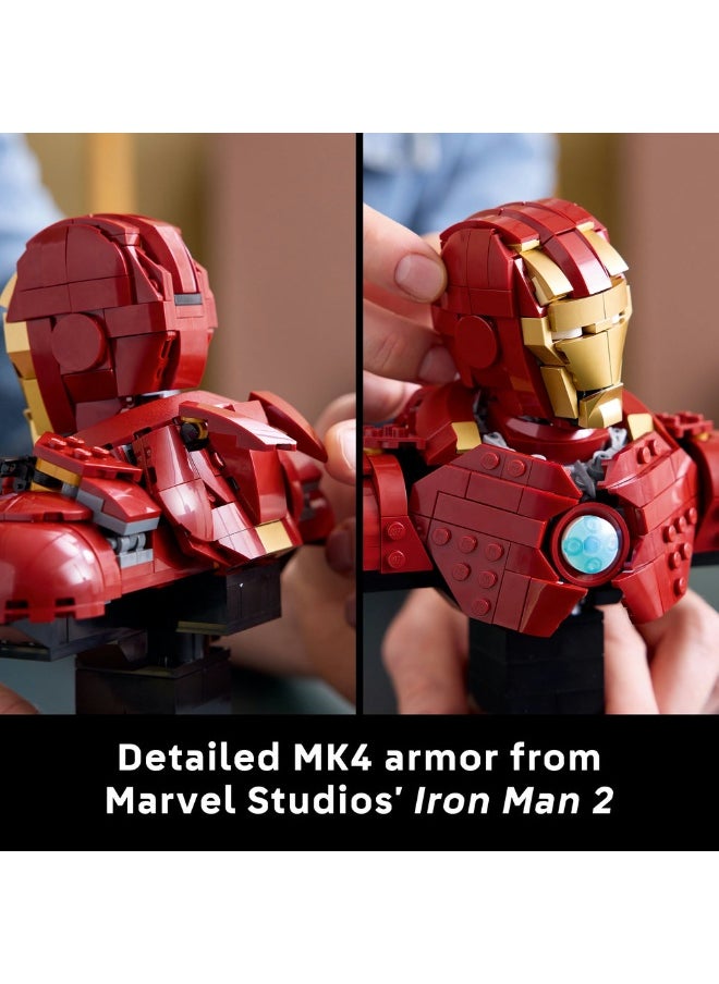 Super Heroes Iron Man Mk4 Bust 76327 (436) Pieces