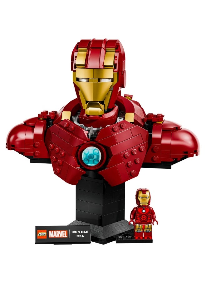 Super Heroes Iron Man Mk4 Bust 76327 (436) Pieces