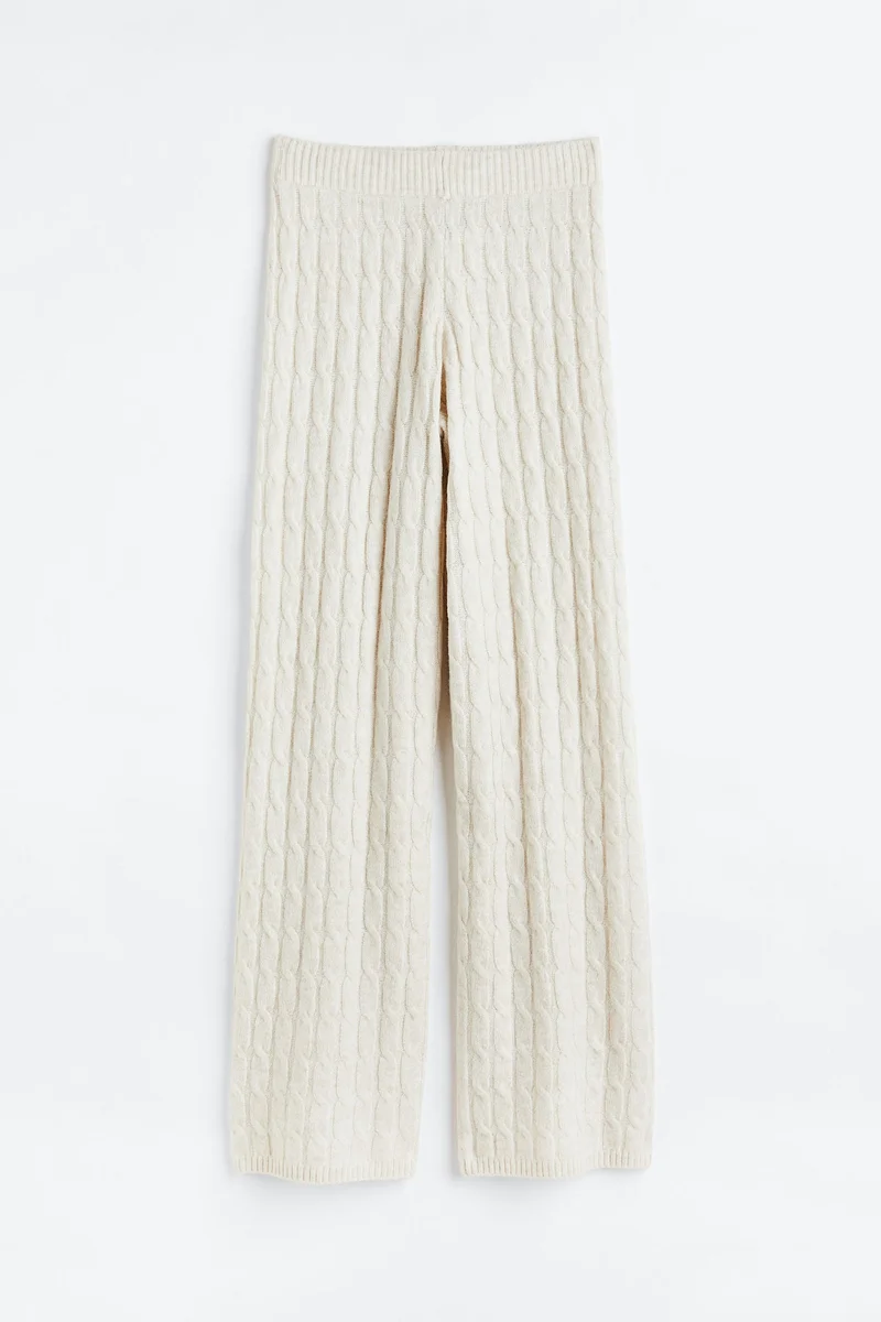 H&M Cable-Knit Trousers