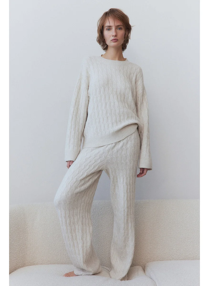 اتش اند ام Cable-Knit Trousers