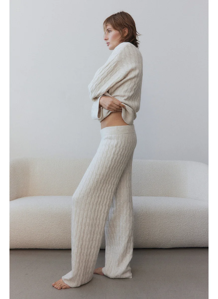 اتش اند ام Cable-Knit Trousers