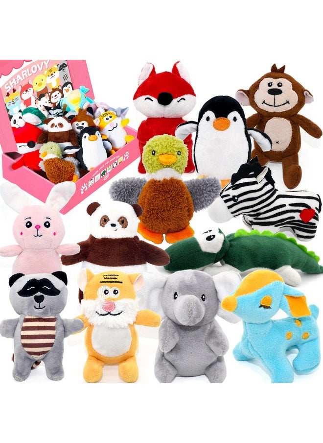 SHARLOVY - Dog Squeaky Toys For Small Dogs,Stuffed Animal Puppy Toys,Cute Puppy Chew Toys For Dog Teething Toys, Pet Toys For Small To Medium Dogs,Soft Dog Toys,Plush Dog Toy Pack 12 In Gift Box - Image 1