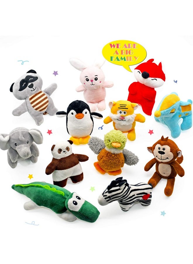 SHARLOVY - Dog Squeaky Toys For Small Dogs,Stuffed Animal Puppy Toys,Cute Puppy Chew Toys For Dog Teething Toys, Pet Toys For Small To Medium Dogs,Soft Dog Toys,Plush Dog Toy Pack 12 In Gift Box - Image 1