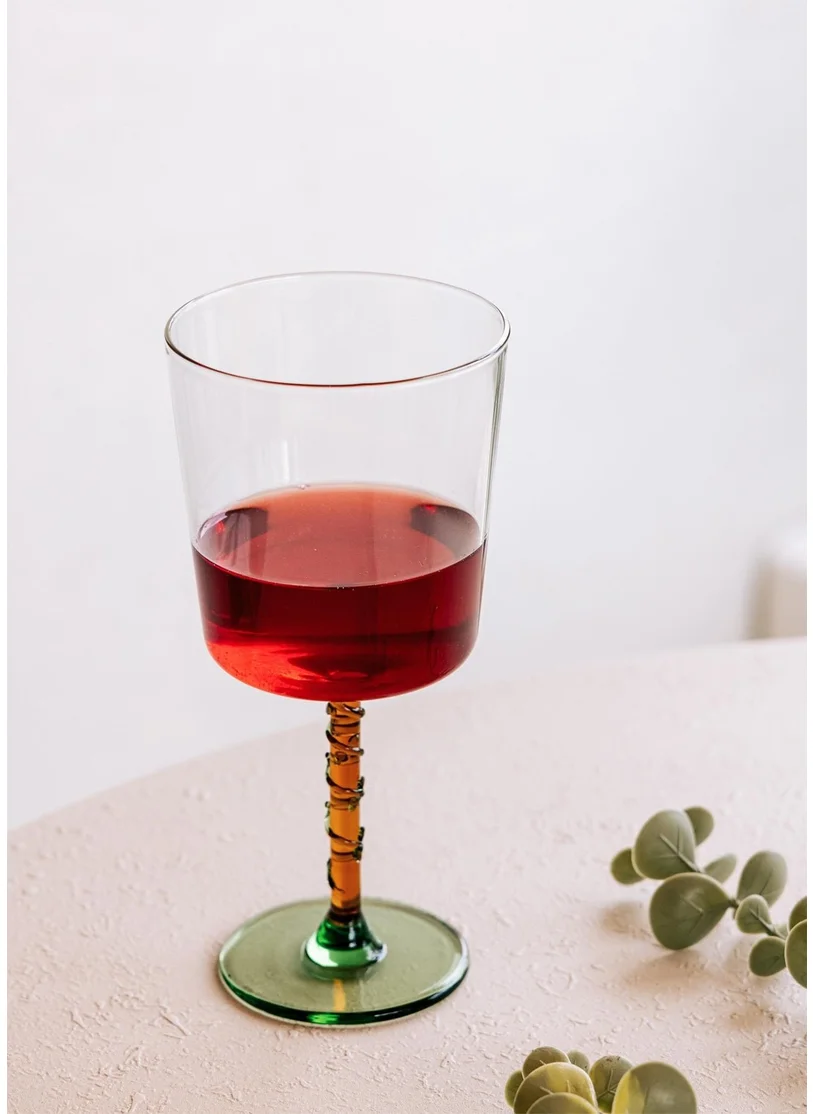 The Mia Line Wine Glass Yellow 300 ml