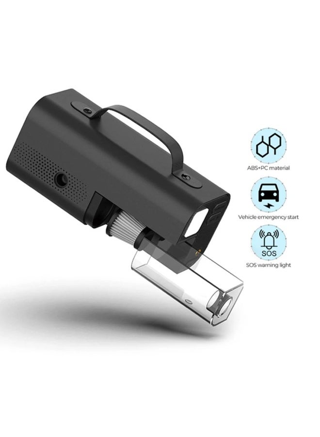 Denx Portable 10-in-1 Inflatable Emergency Machine 150 PSI Air Compressor | 8000mAh Power Bank | LED Flashlight | Type-C Fast Charging | 1 Year Warranty - Image 2