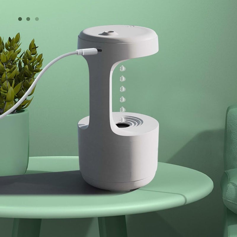 DRUMSTONE Drop Humidifier Adjustable Mist Control Auto ShutOff Feature Ideal for Bedrooms Offices and Small Rooms to Improve Air Quality and Hydrate Skin - Image 3