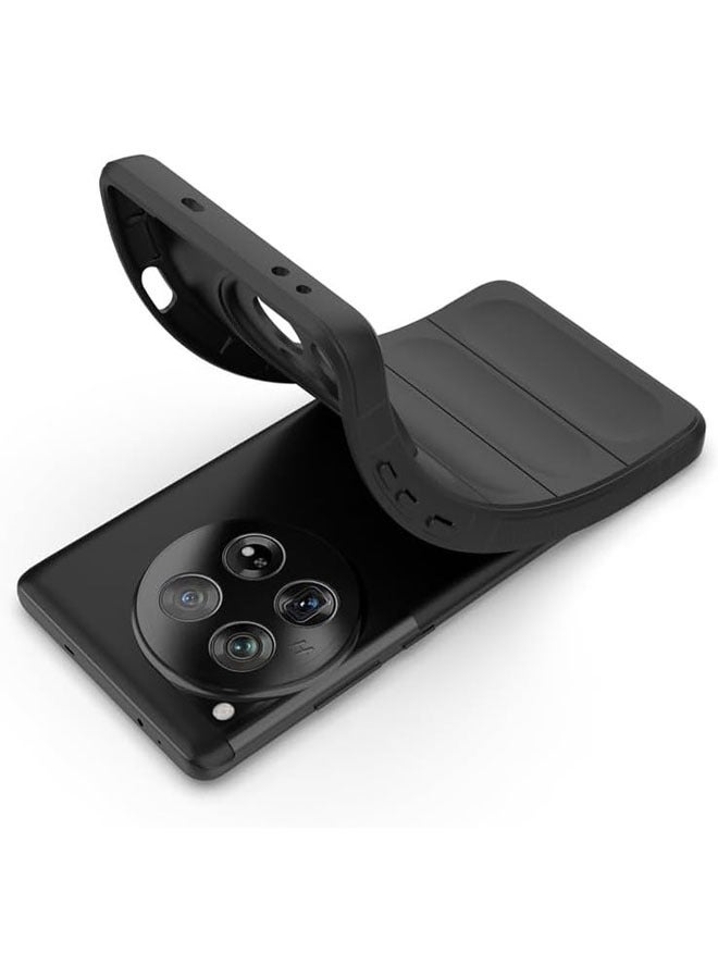 Liquid Silicone Case Compatible with OnePlus 12 5G with Camera Lens Protection, Anti-Scratch Soft Microfiber Lining, Rubber Full Body Shockproof Cover - Image 2