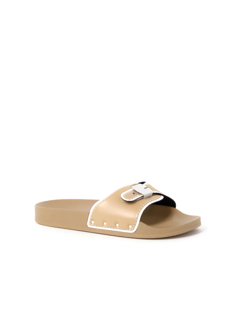 Scholl MULES BEIGE PESCURA MOON