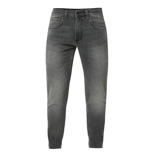 Spykar Men's Skinny Fit Low-Rise Casual Jeans Grey - Image 4