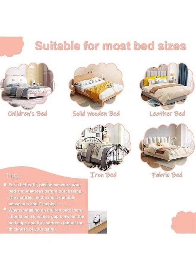 Beauenty 47 Inch Foldable Crib Rail Guard,Toddler Bed Rails Guard,Universal Baby & Children Bed Rail  - Image 5