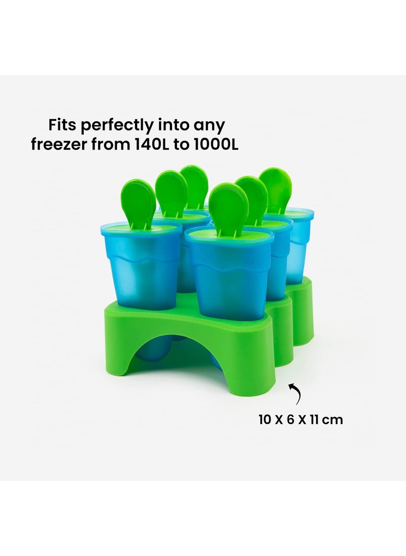 Kesariya Enterprise Kesariya Enterprise 6 Pcs Dango Mould 100 Food Grade Homemade Reusable Ice Pop Makers Pepsi Maker for Kulfi Candy Ice Lolly Mold for Children kulti ice Cream Summer kon Dessert  - Image 5