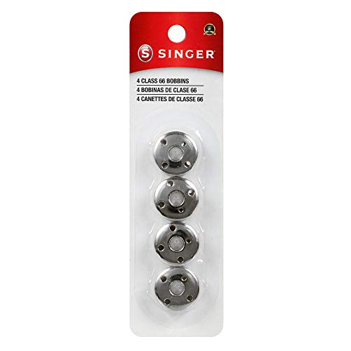 SINGER 2139 Class 66 Bobbins, Metal, 4-Count, - Image 2