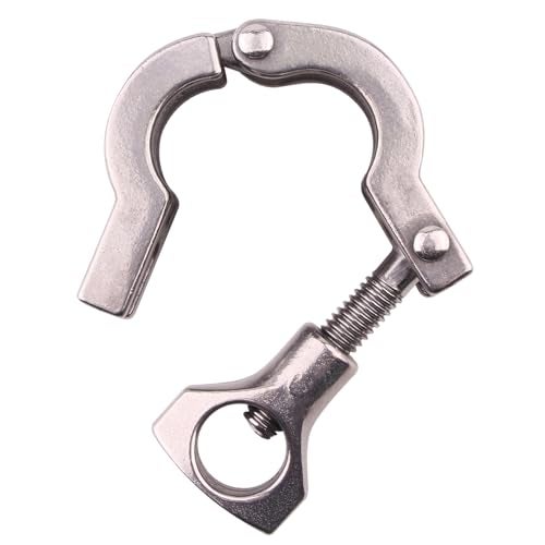 DERNORD Stainless Steel Sanitary Clamp Single Pin Tri Clamps Clover (Tube OD 1/2" to 3/4") - Image 2