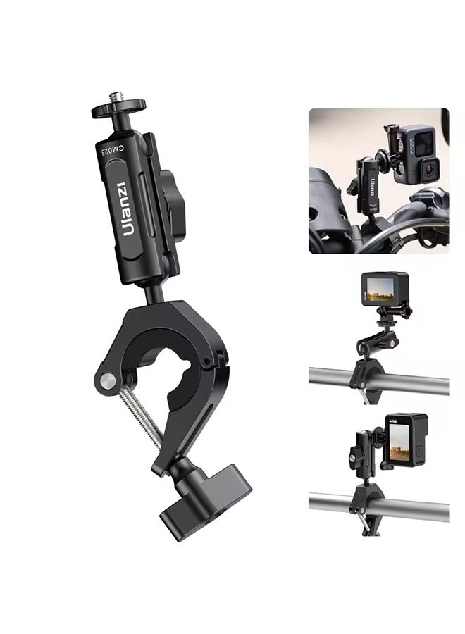 يولانزي حامل Ulanzi CM025 لمقود الدراجة/الدراجة النارية، محول كاميرا الحركة دوار بزاوية 360 درجة لكاميرا GoPro Hero 13 و12 و11 وInsta360 - Image 1