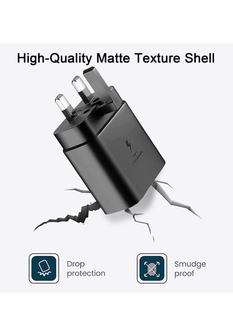 Samsung 45W Super Fast Charger with 5FT USB-C Cable: Type-C Adapter for Galaxy S23 Ultra, S23, S23+, S22, and S22 Ultra - Image 3
