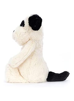 Jellycat Cuddly Bashful Puppy, Black/Cream, Medium, Bas3Bcp  - Image 3