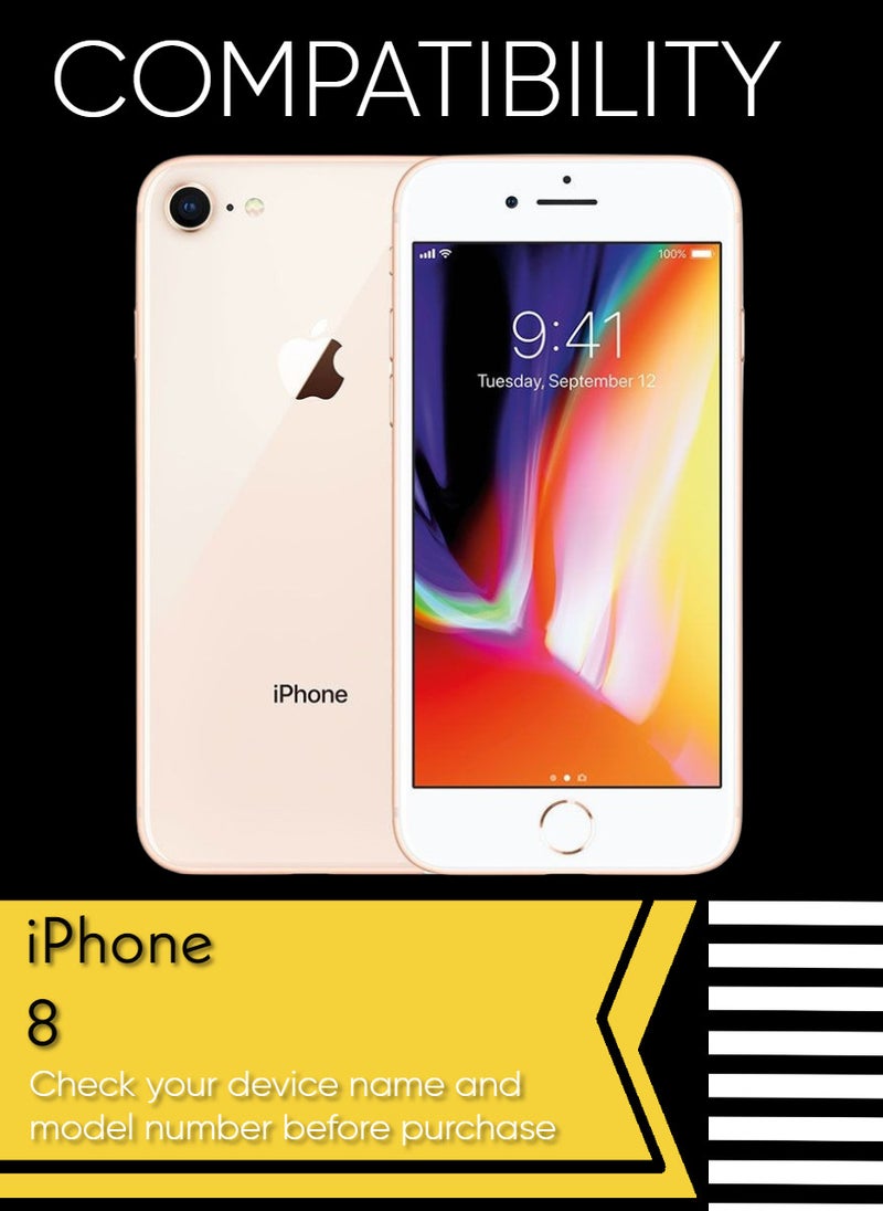 ESD Tempered Dustproof Privacy Glass Screen Protector Compatible For iPhone 8 - Image 2