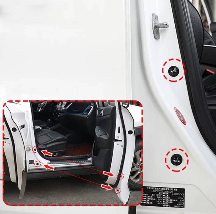 5DM Car Door Sound and Shock Absorbing Pad 10 Pieces