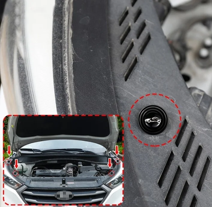 5DM Car Door Sound and Shock Absorbing Pad 10 Pieces