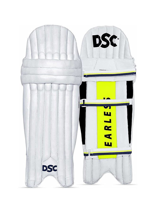 DSC Condor Atmos Leather Cricket Batting Legguard (Size - Mens, Right Hand), Leather  - Image 1