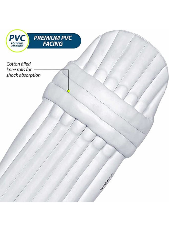 DSC Condor Atmos Leather Cricket Batting Legguard (Size - Mens, Right Hand), Leather  - Image 3