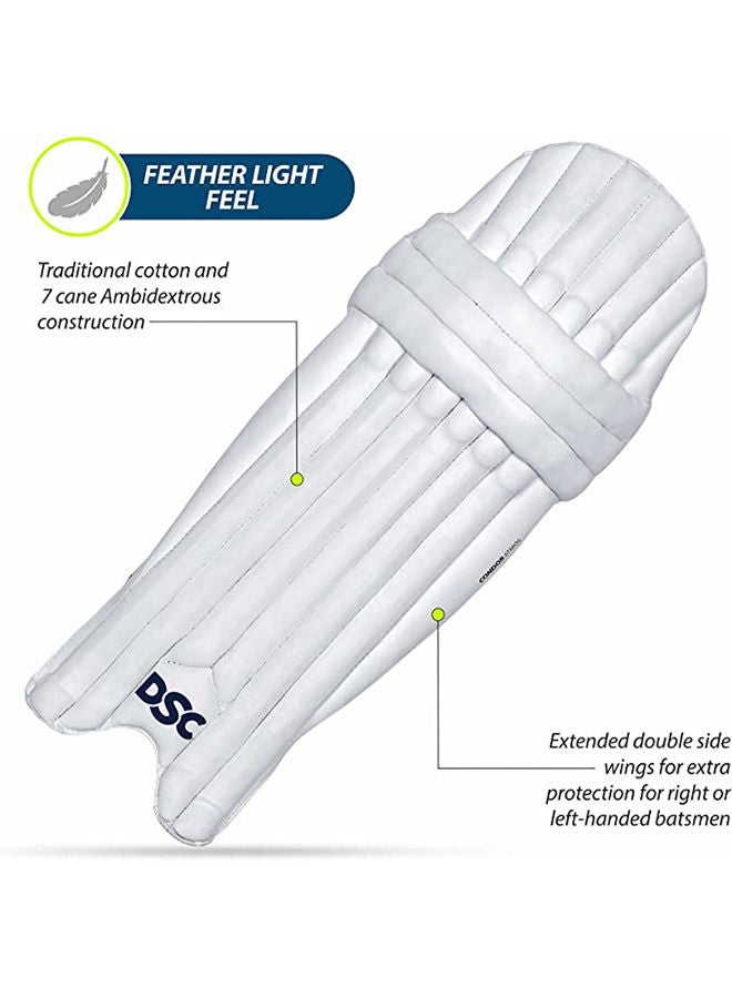 DSC Condor Atmos Leather Cricket Batting Legguard (Size - Mens, Right Hand), Leather  - Image 2