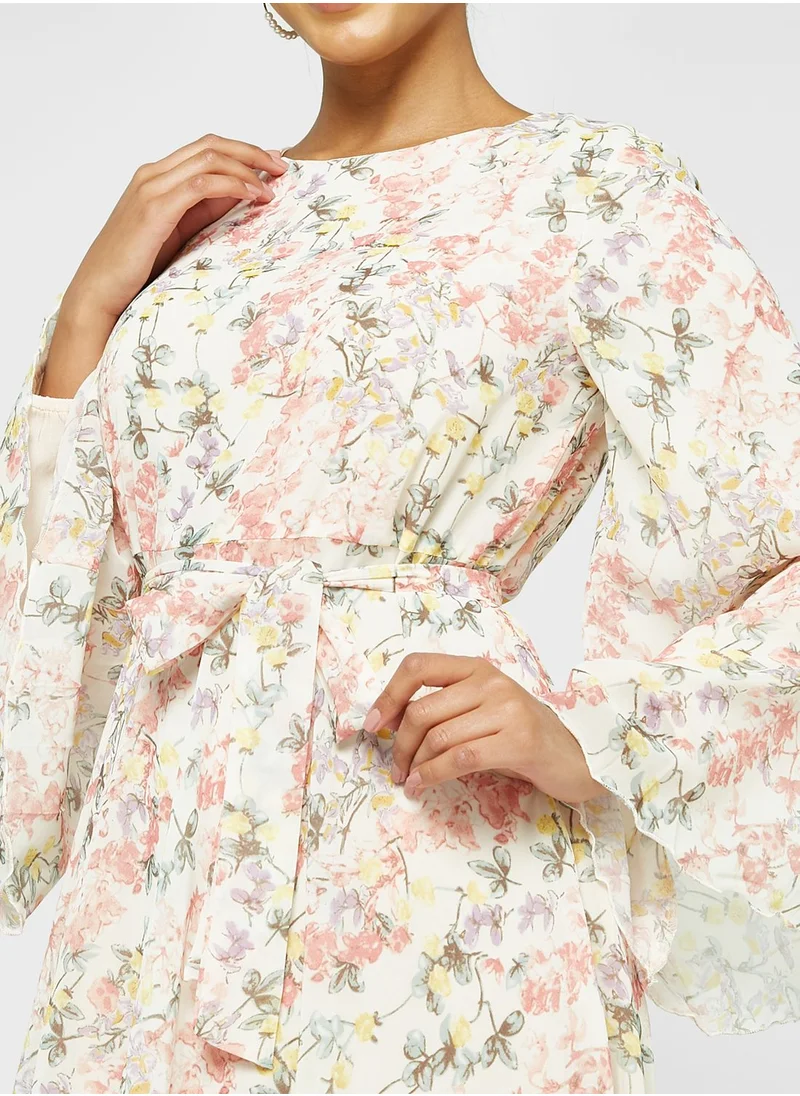 Khizana Floral Print Dress