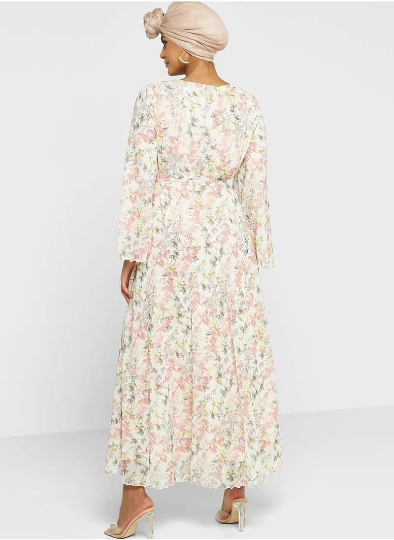 Khizana Floral Print Dress