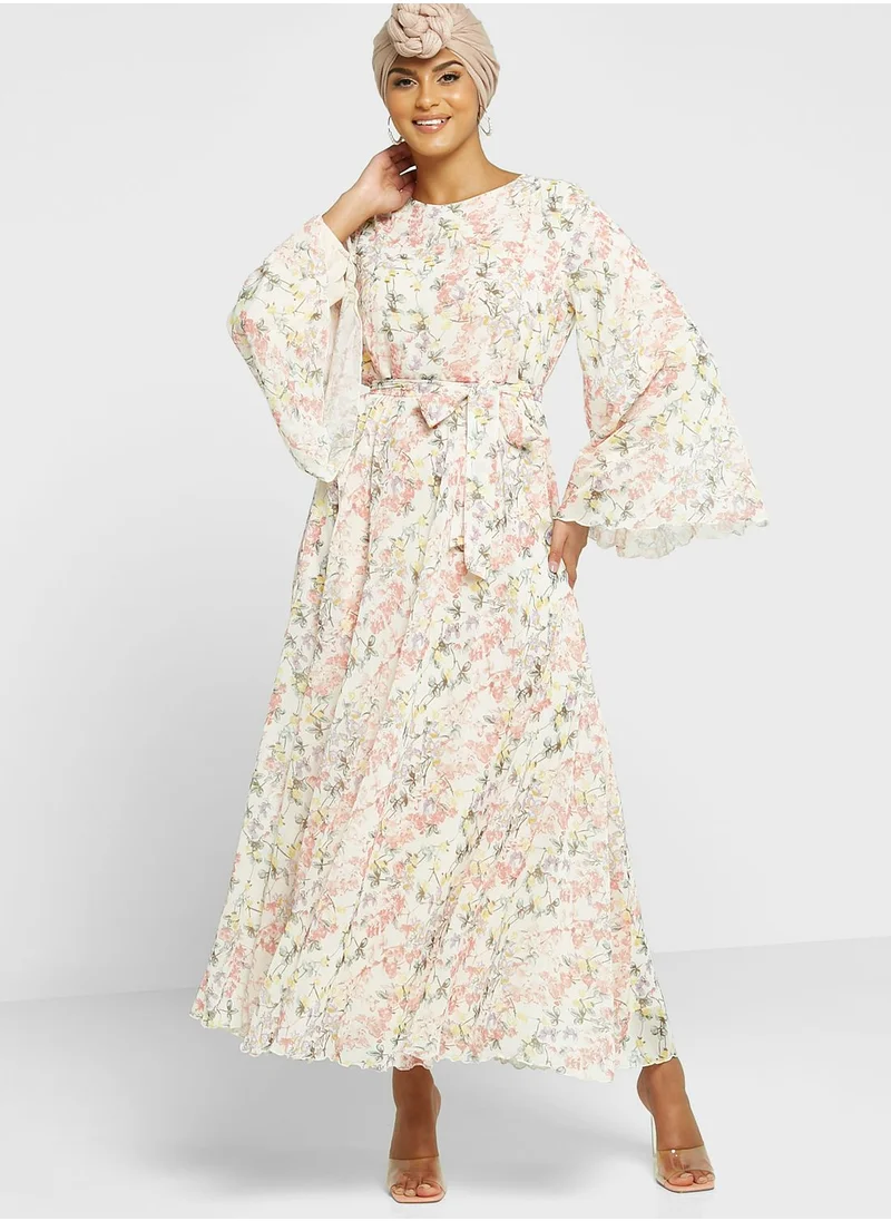 Khizana Floral Print Dress