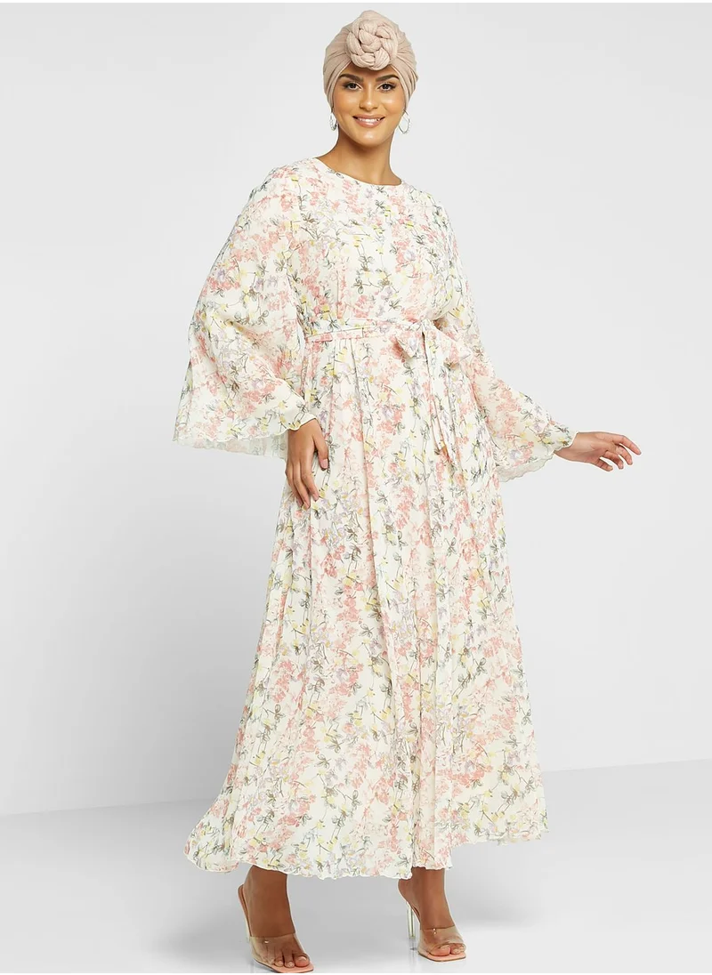 Khizana Floral Print Dress