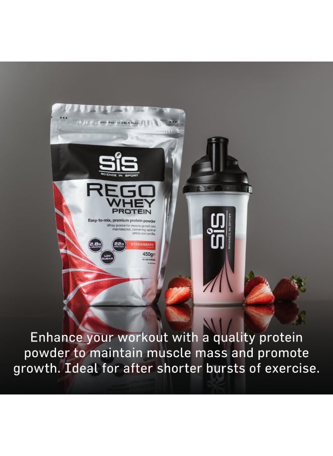 SIS REGO Whey Protein | Easy-to-mix, premium protein powder | Strawberry Flavour, 450g, 15 Servings  - Image 2