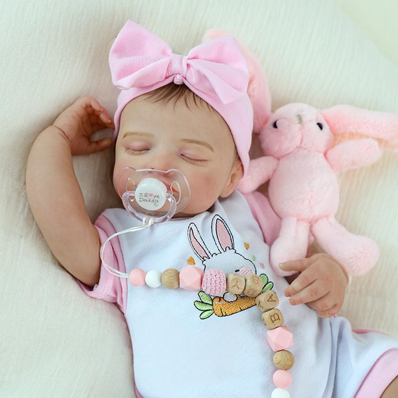 KSBD Realistic Reborn Baby Girl- 20 inch Full Vinyl Lifelike Newborn Baby Dolls, Realistic Real Life Baby Dolls Gift Set for Kids Age 3 + - Image 2
