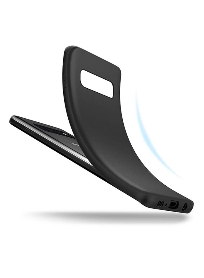 IAF Protective Silicone Back Cover For Samsung Galaxy S10 Plus Black - Image 3