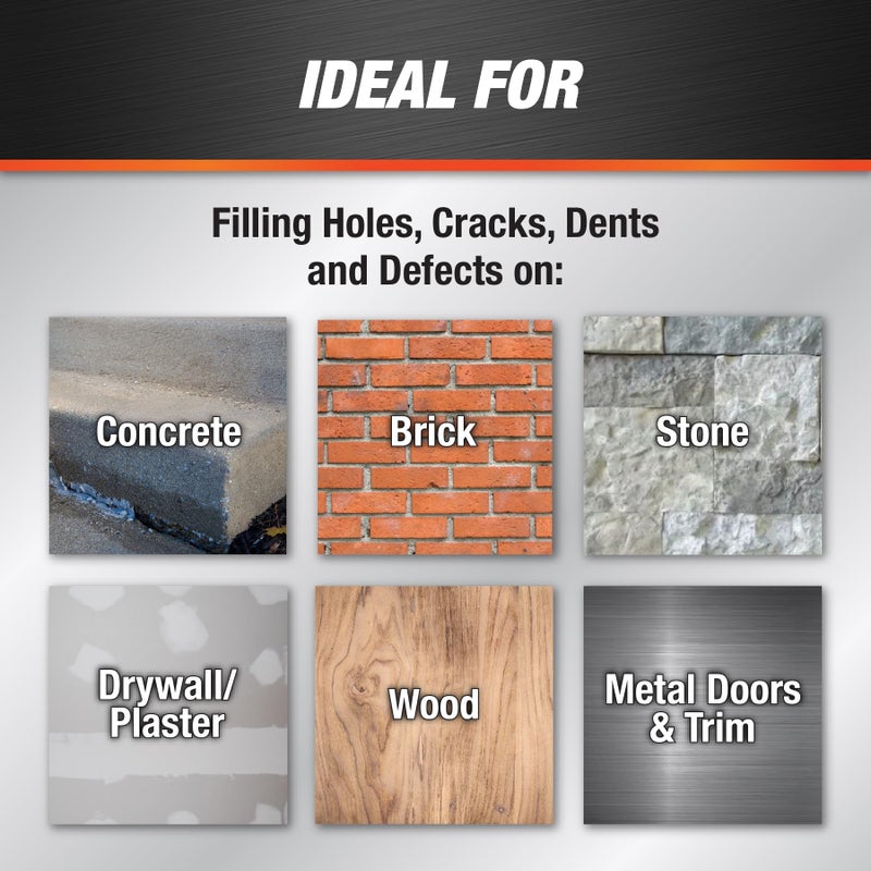 DAP Concrete and Mortar Repair, Gray, 32 oz (7079834611) - Image 4