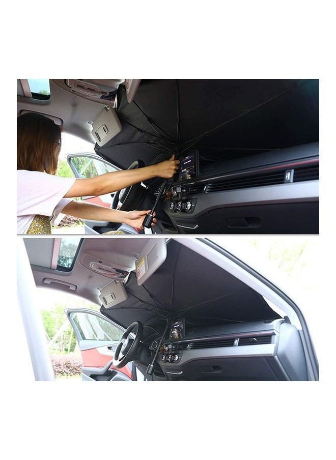 Generic - Car Windshield Sunshade for Protection from Sun Rays and Heat - Foldable and Easy to Use and Store - Image 1