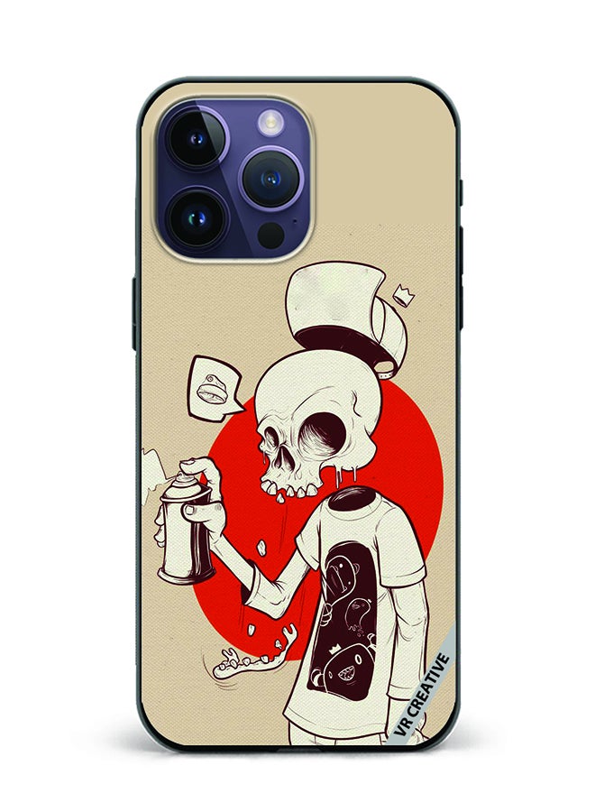 VR CREATIVE Protective Case Cover For Apple iPhone 16 Pro Skeleton Design Multicolour - Image 1