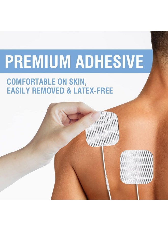 AGAM - Agam ens Square Electrode Pads For physiotherapy machine (Pack Of 4 | 2 * 2 IN) - Image 1