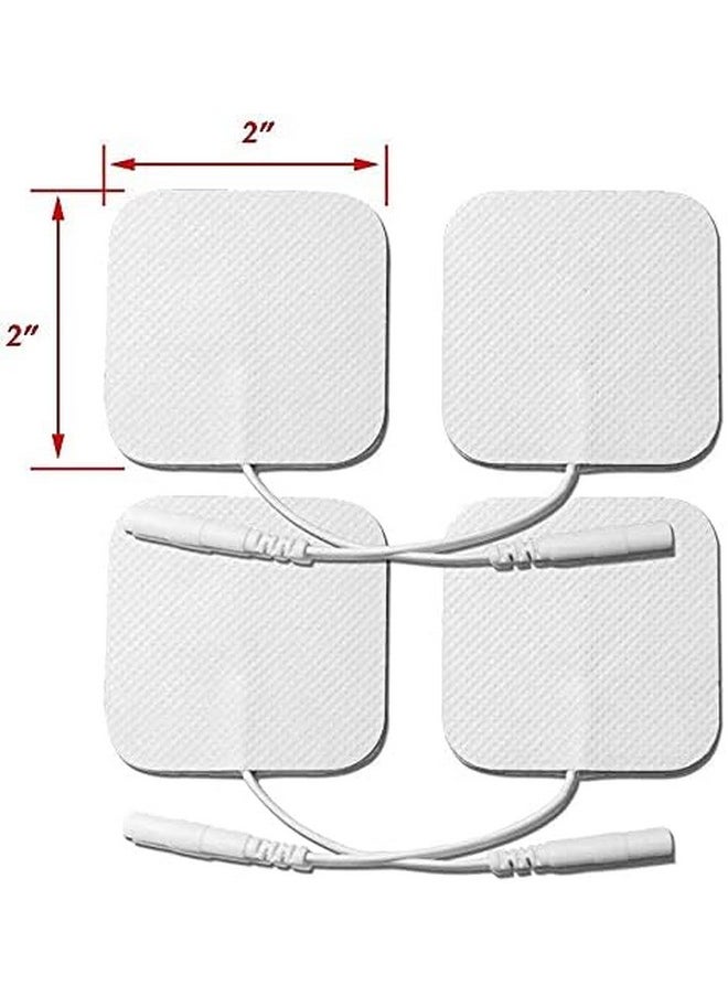 AGAM - Agam ens Square Electrode Pads For physiotherapy machine (Pack Of 4 | 2 * 2 IN) - Image 1