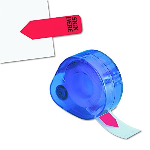 Redi-Tag 91012 Arrow Message Page Flag Refills, "Sign Here", 120 Flags per Roll (Box of 6 Rolls) - Image 2