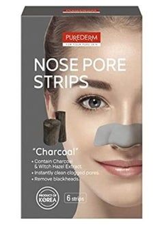 Purederm Purederm Nose Pore Strips charcoal - 6 Strips 