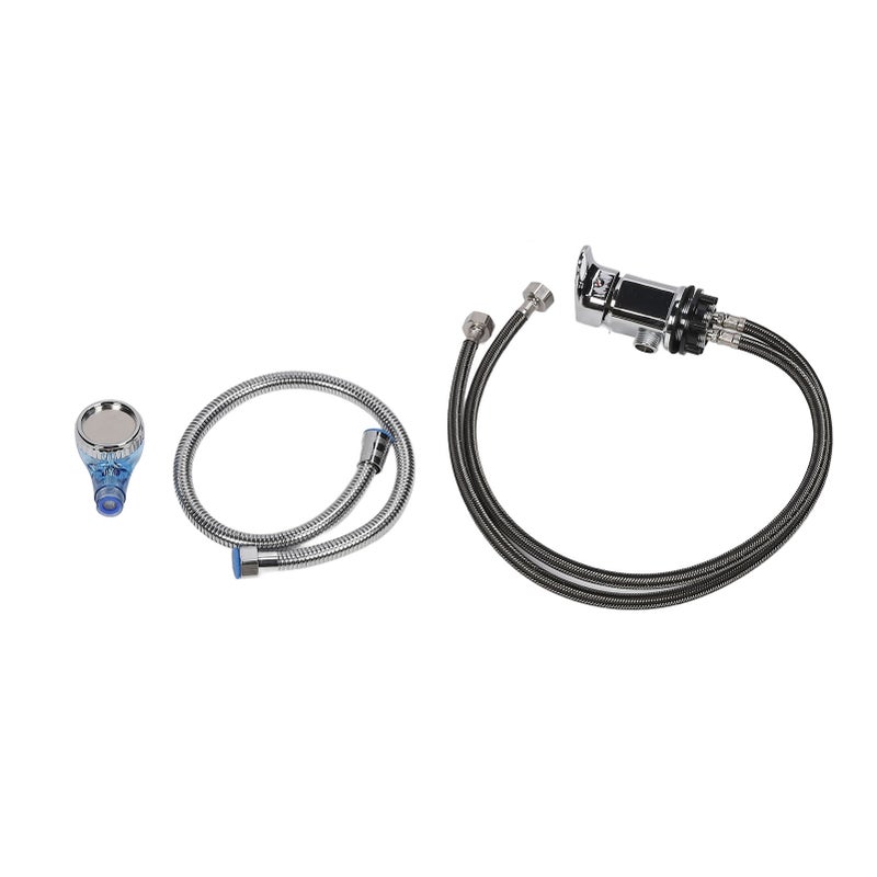 Shampoo Bowl Sprayer Kit 70cm Faucet 70cm Soft Hose Shampoo Bed Spray Head Set with Blue Sprayer M - Image 1