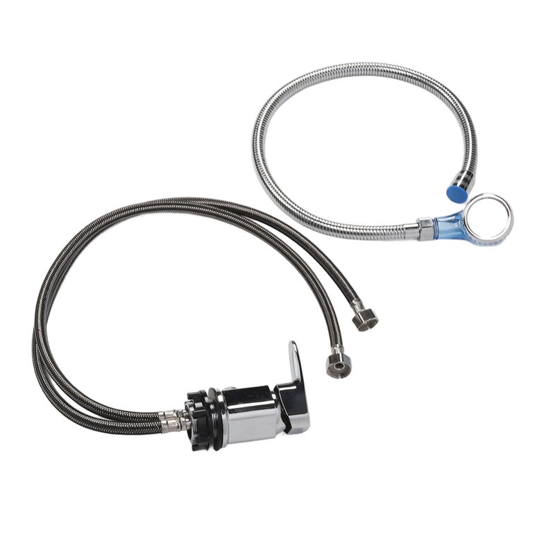 Shampoo Bowl Sprayer Kit 70cm Faucet 70cm Soft Hose Shampoo Bed Spray Head Set with Blue Sprayer M - Image 4