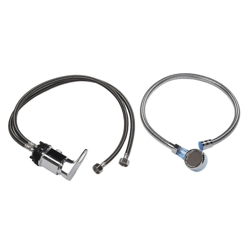 Shampoo Bowl Sprayer Kit 70cm Faucet 70cm Soft Hose Shampoo Bed Spray Head Set with Blue Sprayer M - Image 3