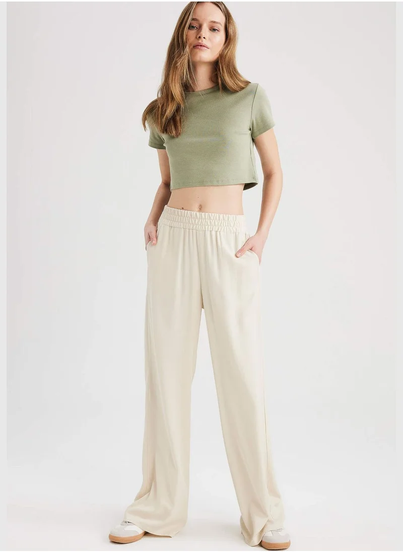 DeFacto High Waisted Viscose Culottes