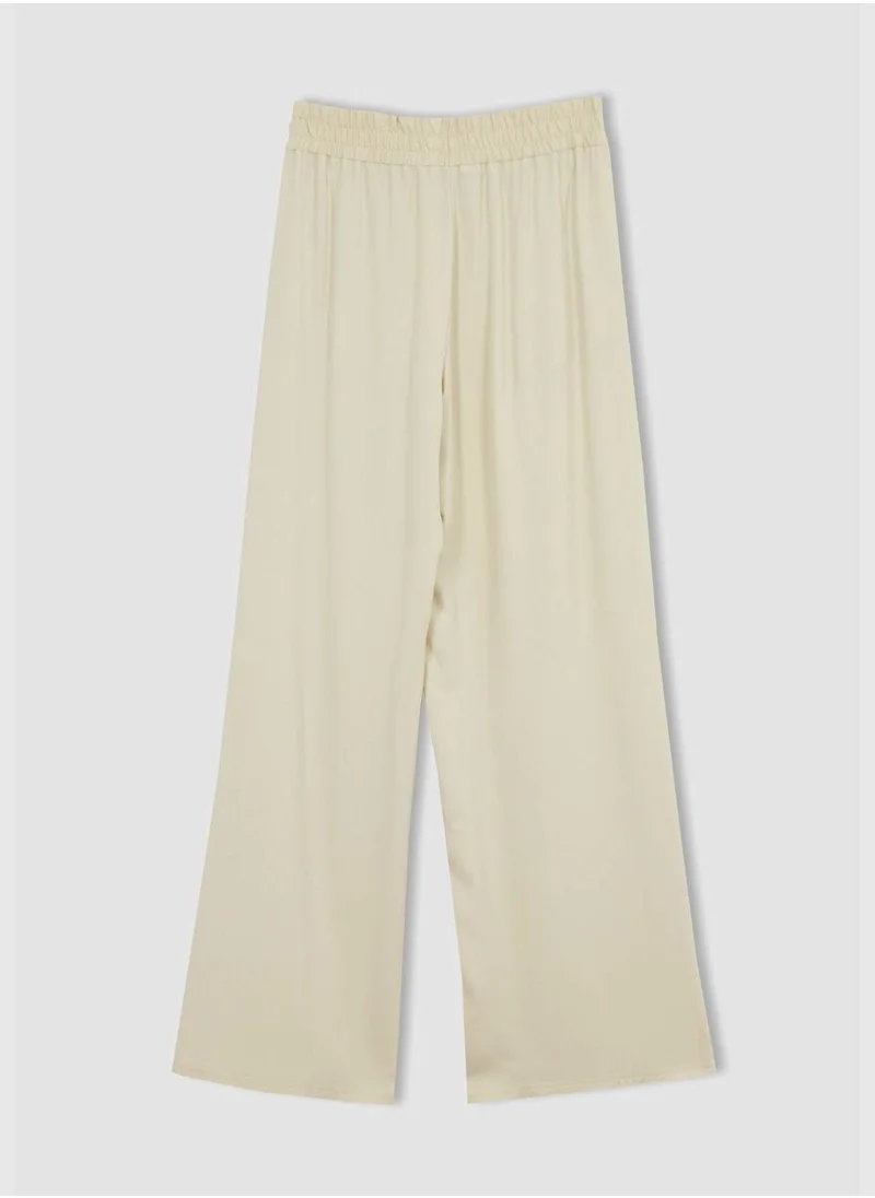 ديفاكتو High Waisted Viscose Culottes